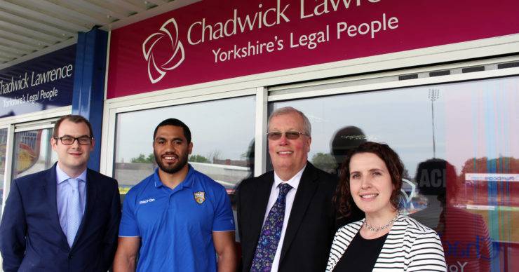 Chadwick Lawrence Solicitors support Wakefield Trinity Wildcats Learning Zone initiative