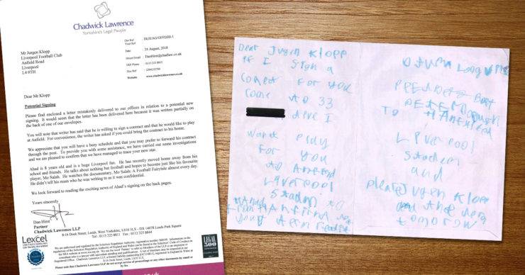 Dock Street Office Receive Unusual Request from 8 Year Old Liverpool Fan