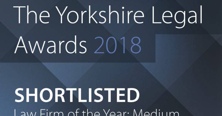 Chadwick Lawrence Shortlisted For Yorkshire Legal Awards 2018