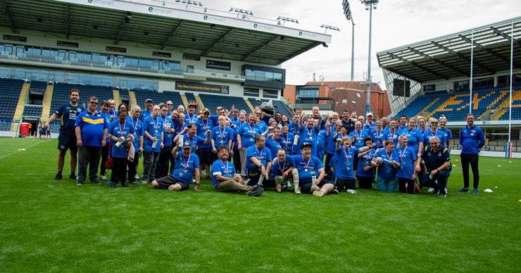CHADWICK LAWRENCE TAG THEIR SUPPORT FOR THE ASPIRE COMMUNITY BENEFIT SOCIETY AT LEEDS RHINOS FOUNDATION FESTIVAL