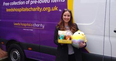 CHADWICK LAWRENCE SUPPORT LEEDS HOSPITALS CHARITY EASTER EGG-STRAVAGANZA