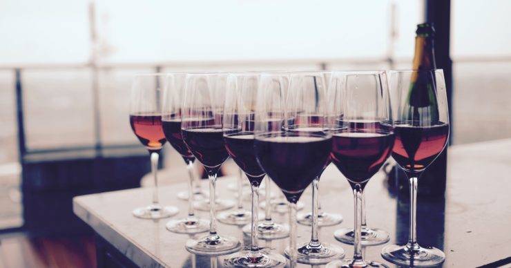 Your invitation to a charity wine tasting event