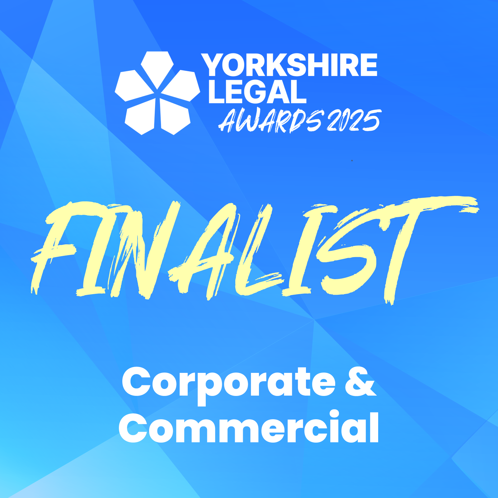 Yorkshire Legal Awards – Corporate and Commercial